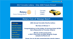 Desktop Screenshot of corvettelottery.com